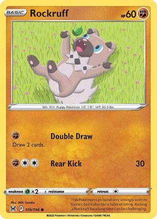 Rockruff (109/196) [Épée et Bouclier : Origine Perdue] 