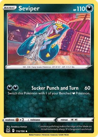 Seviper 116  - Uncommon