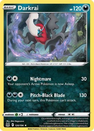 Darkrai 120  - Holofoil - Holo Rare