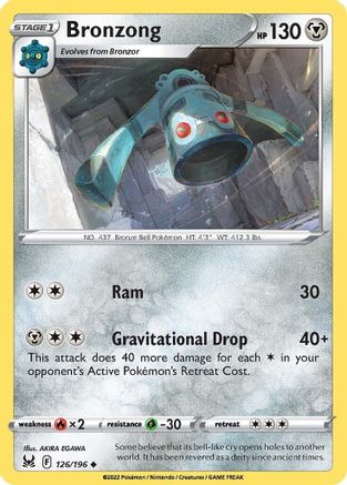 Bronzong 126  - Uncommon