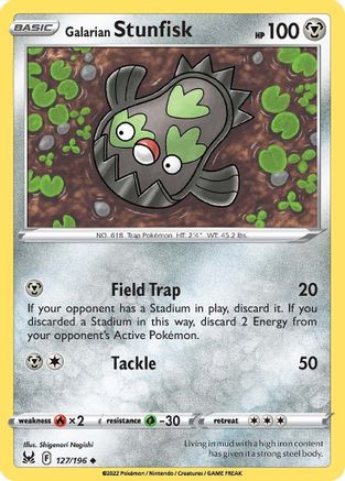 Galarian Stunfisk 127  - Uncommon