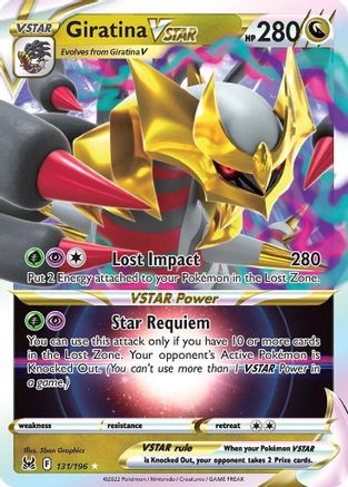Giratina VSTAR 131/196 - SWSH11 Lost Origin Holofoil