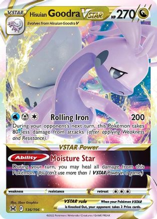 Hisuian Goodra VSTAR 136  - Holofoil - Ultra Rare