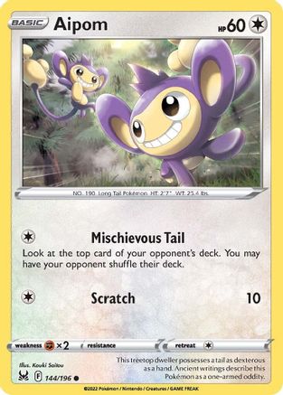Aipom 144  - Common