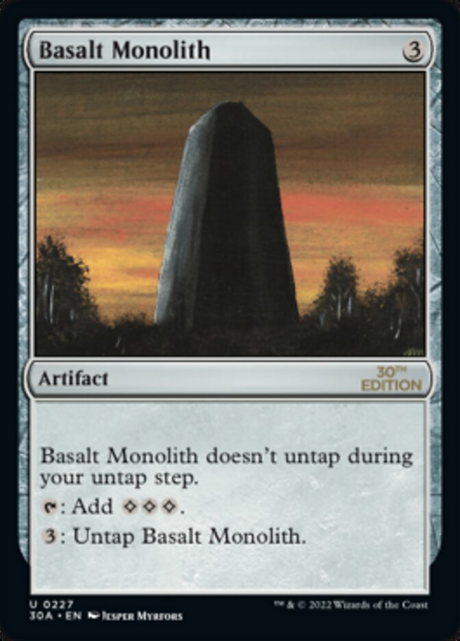 Monolithe de basalte [Édition 30e anniversaire] 