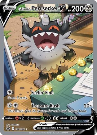 Galarian Perrserker V (Alternate Full Art) 184  - Holofoil - Ultra Rare