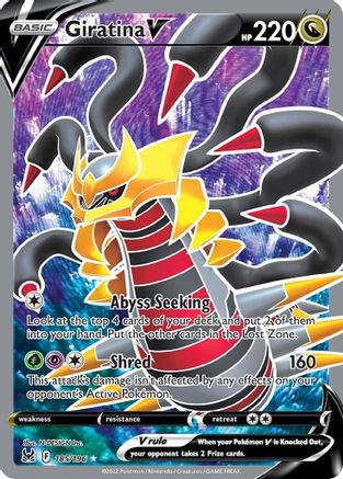 Giratina V (Full Art) 185  - Holofoil - Ultra Rare
