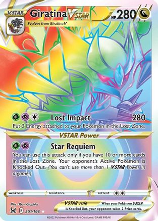 Giratina VSTAR (201) (Secret) (201)  201  - Holofoil - Secret Rare