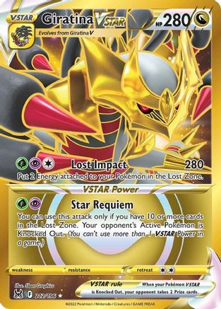 Giratina VSTAR (212) (Secret) (212)  212  - Holofoil - Secret Rare