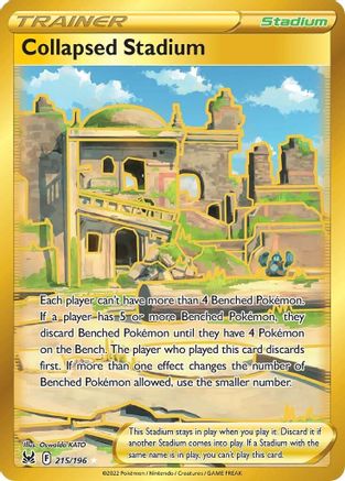 Collapsed Stadium (Secret) 215  - Holofoil - Secret Rare