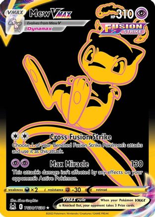 Mew VMAX (Secret) TG30  - Holofoil - Secret Rare