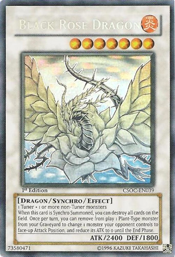 Dragon Rose Noire [CSOC-EN039] Fantôme Rare 