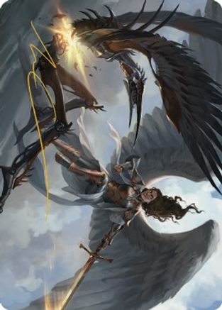 Destroy Evil Art Card (Gold-Stamped Signature) (ASDMU-007) - Art Series: Dominaria United