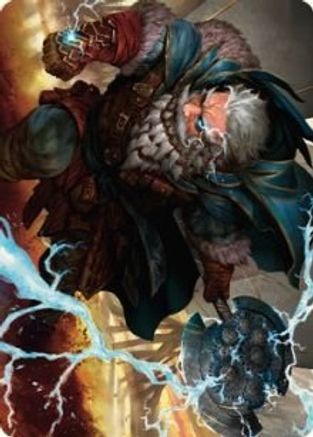 Electrostatic Infantry Art Card (ASDMU-030) - Art Series: Dominaria United