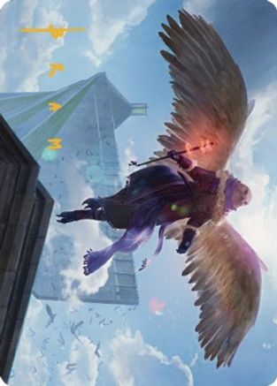 Balmor, Battlemage Captain Art Card (44/81) (Gold-Stamped Signature) (ASDMU-044) - Art Series: Dominaria United