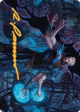 Ertai Resurrected Art Card (Gold-Stamped Signature) (ASDMU-045) - Art Series: Dominaria United