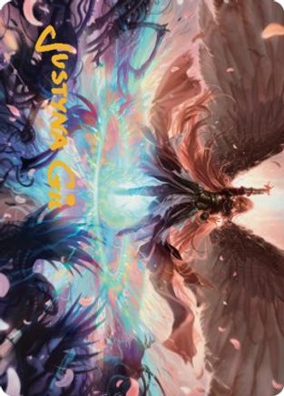 Iridian Maelstrom Art Card (Gold-Stamped Signature) (ASDMU-047) - Art Series: Dominaria United