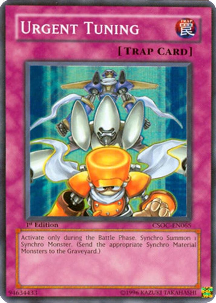 Urgent Tuning (CSOC-EN065) - Super Rare