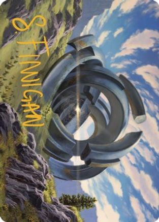 Thran Portal Art Card (Gold-Stamped Signature) (ASDMU-060) - Art Series: Dominaria United