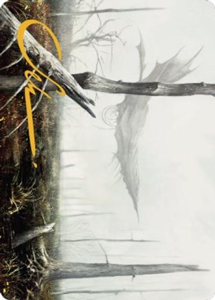 Swamp Art Card (Gold-Stamped Signature) (ASDMU-064) - Art Series: Dominaria United
