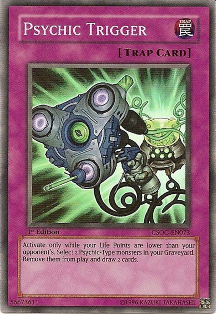 Psychic Trigger (CSOC-EN073) - Super Rare