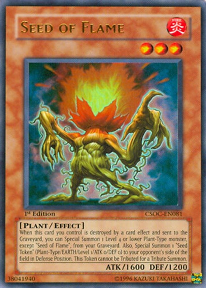 Seed of Flame (CSOC-EN081) - Ultra Rare