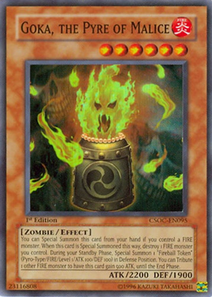 Goka, le bûcher de la malice [CSOC-EN095] Super Rare 
