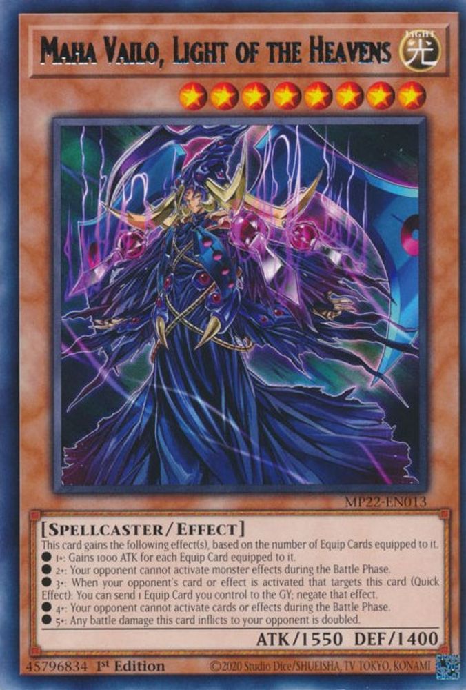 Maha Vailo, Lumière des Cieux [MP22-EN013] Rare 