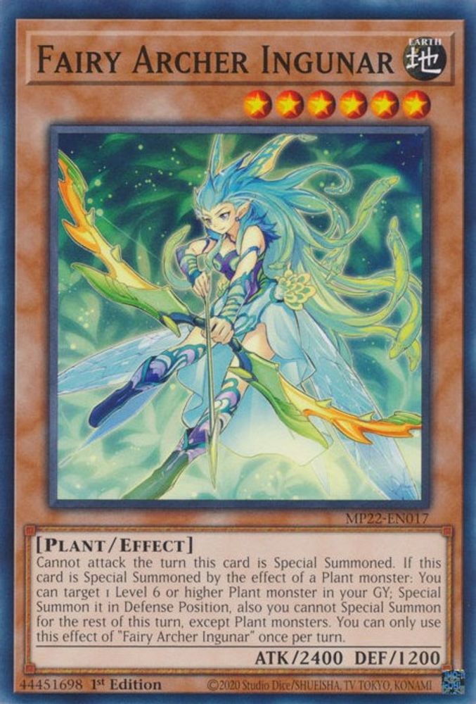 Fairy Archer Ingunar (MP22-EN017) - Common