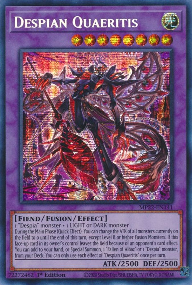 Despian Quaeritis (MP22-EN141) - Prismatic Secret Rare