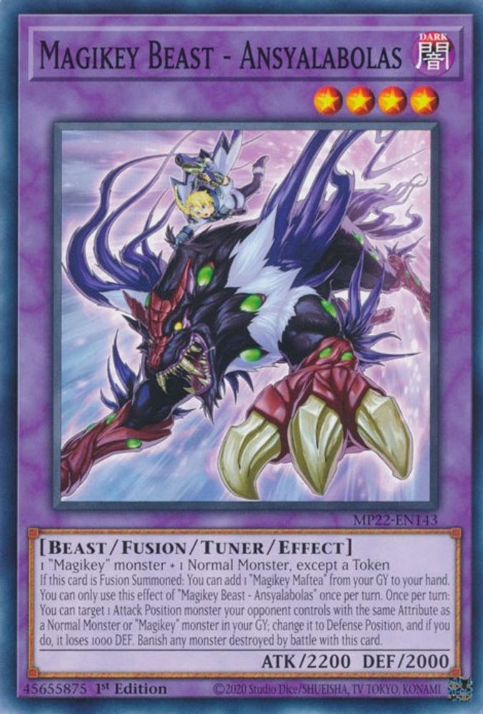 Magikey Beast - Ansyalabolas (MP22-EN143) - Common