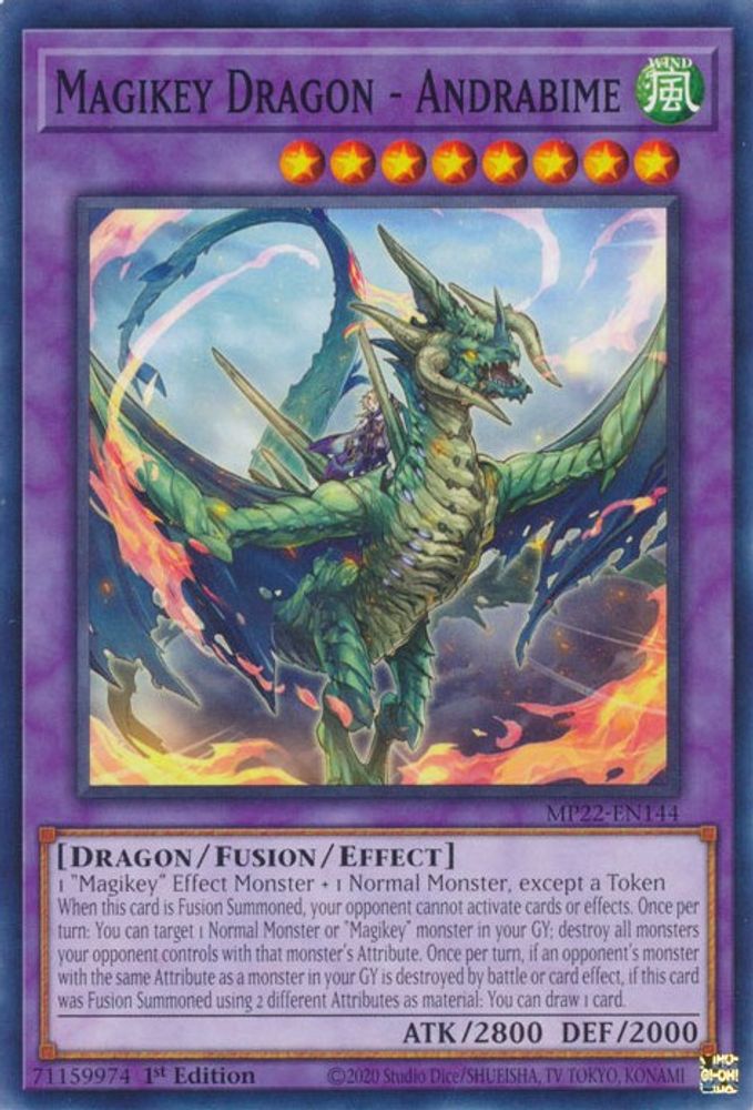 Magikey Dragon - Andrabime (MP22-EN144) - Common