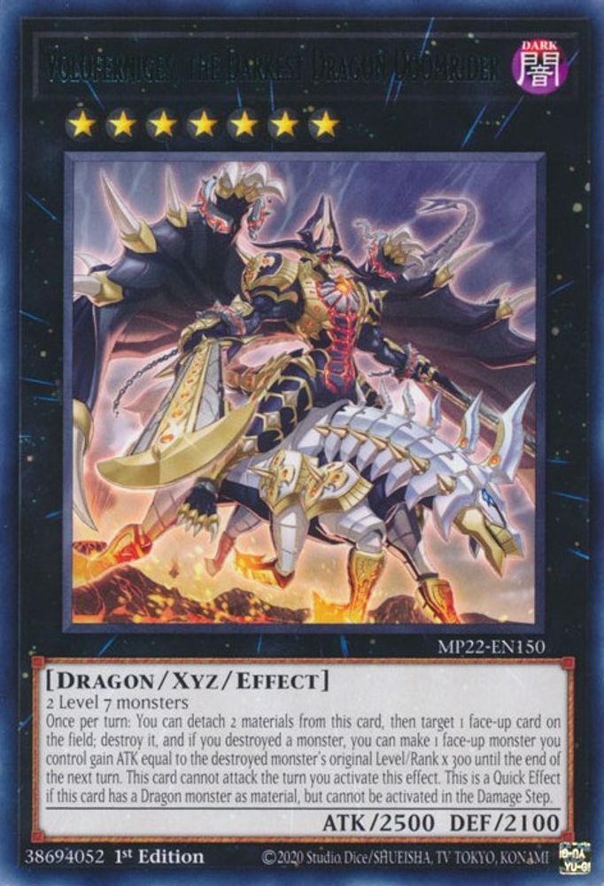 Voloferniges, the Darkest Dragon Doomrider (MP22-EN150) - Rare