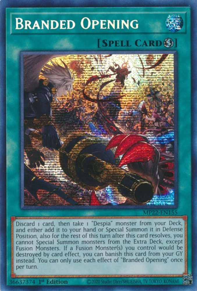 Branded Opening (MP22-EN155) - Prismatic Secret Rare