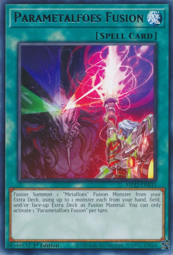 Parametalfoes Fusion (MP22-EN035) - Rare