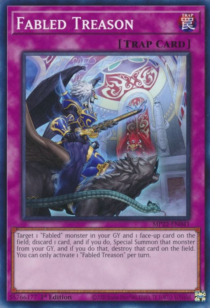 Fabled Treason (MP22-EN041) - Common