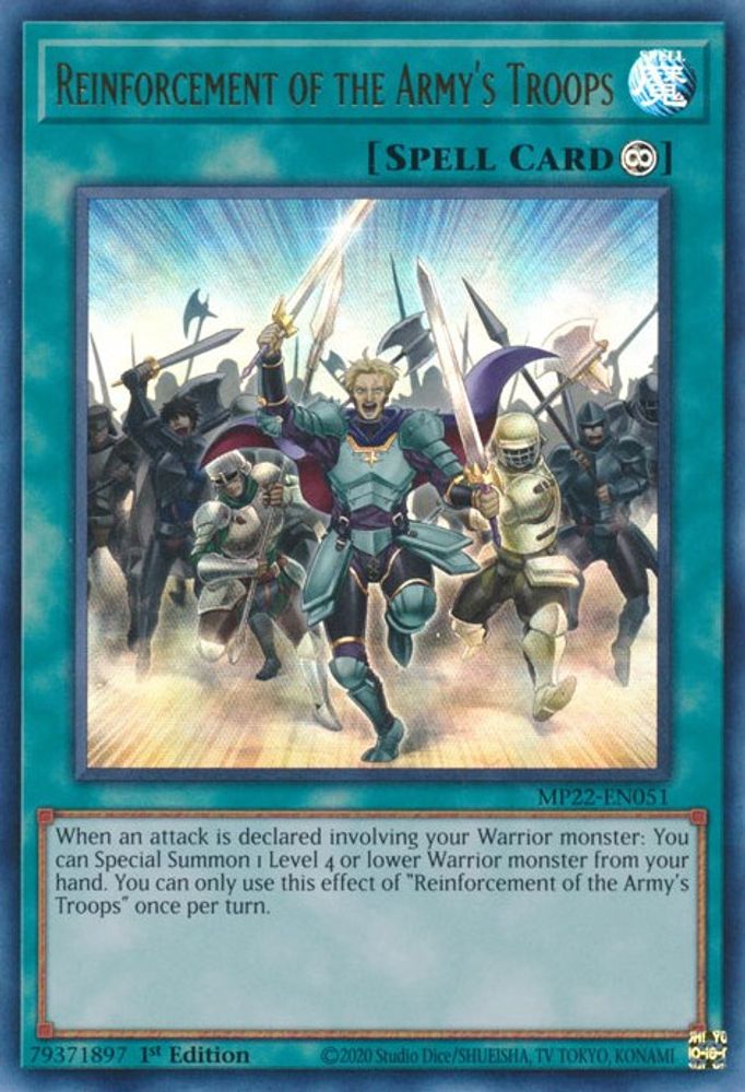 Renfort des Troupes de l'Armée [MP22-EN051] Ultra Rare 