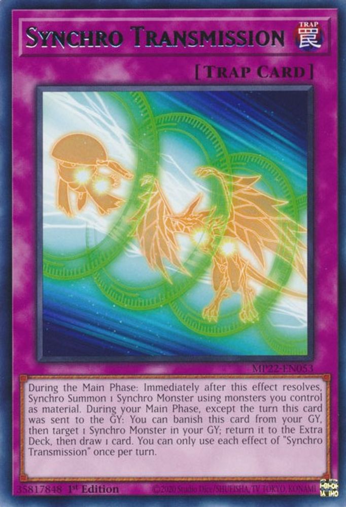 Transmission synchronisée [MP22-EN053] Rare 