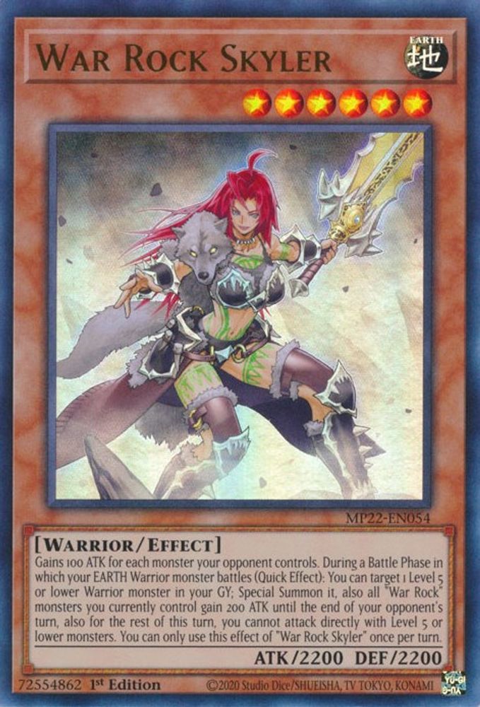 War Rock Skyler (MP22-EN054) - Ultra Rare