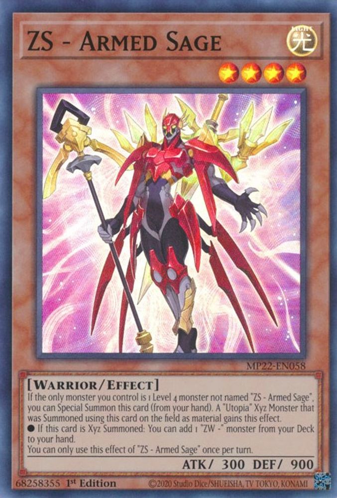 ZS - Armed Sage (MP22-EN058) - Super Rare
