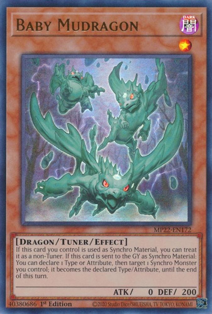 Bébé Mudragon [MP22-EN172] Ultra Rare 