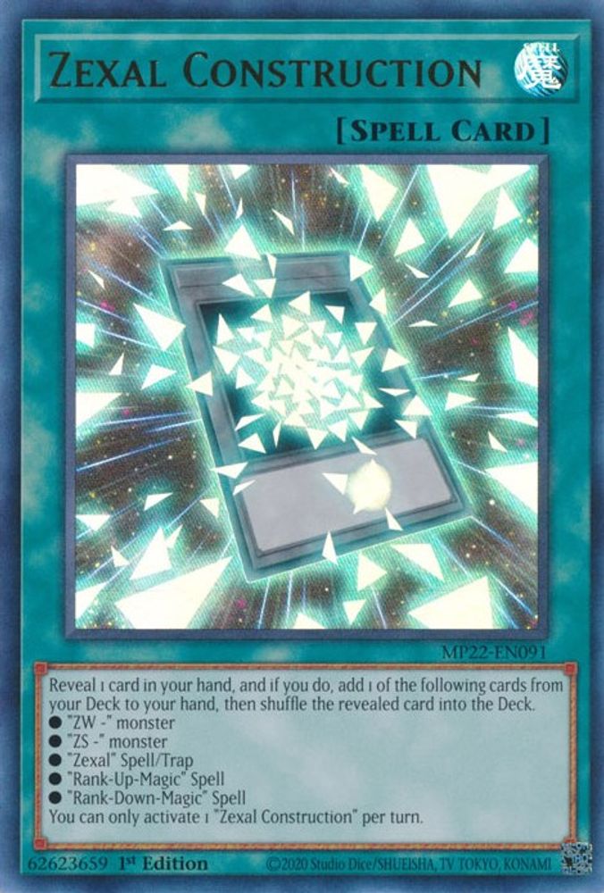 Zexal Construction (MP22-EN091) - Ultra Rare