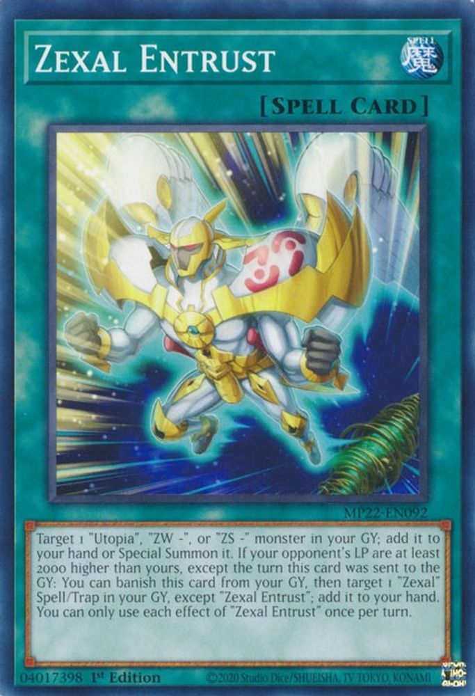 Zexal Entrust (MP22-EN092) - Common
