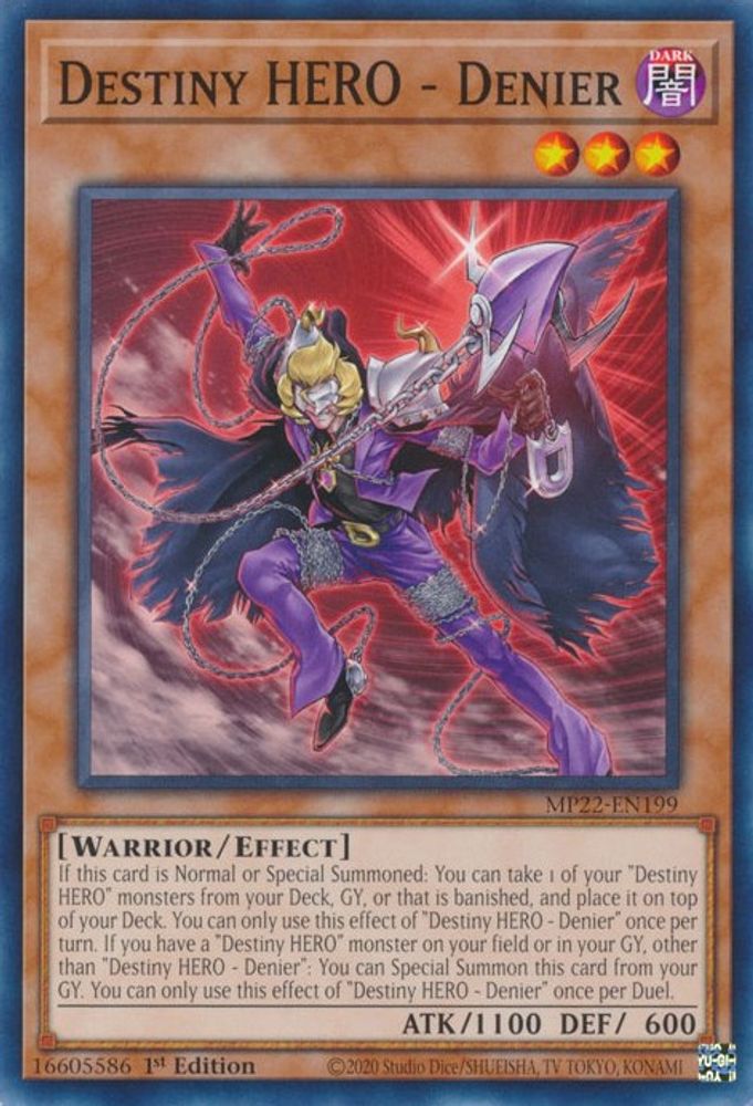 Destiny HERO - Denier (MP22-EN199) - Common