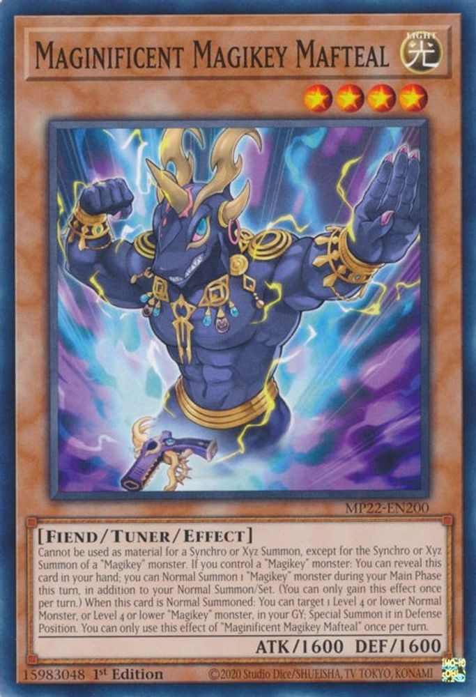 Maginificent Magikey Mafteal (MP22-EN200) - Common