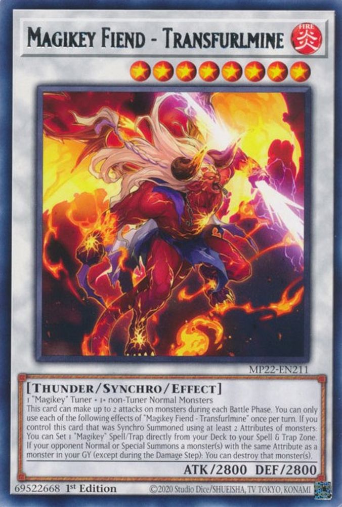 Magikey Fiend - Transfurlmine [MP22-EN211] Rare 