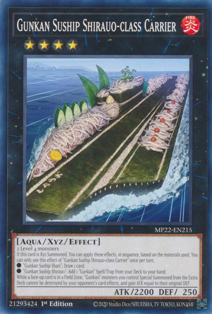 Porte-avions Gunkan Suship de classe Shirauo [MP22-EN215] 
