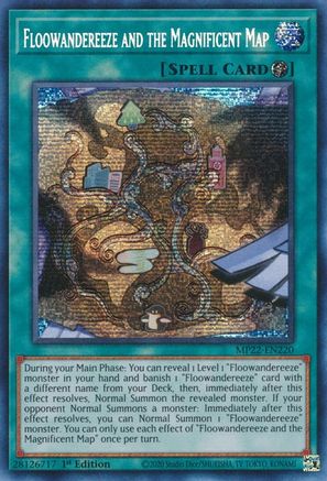 Floowandereeze et la magnifique carte [MP22-EN220] Prismatic Secret Rare 