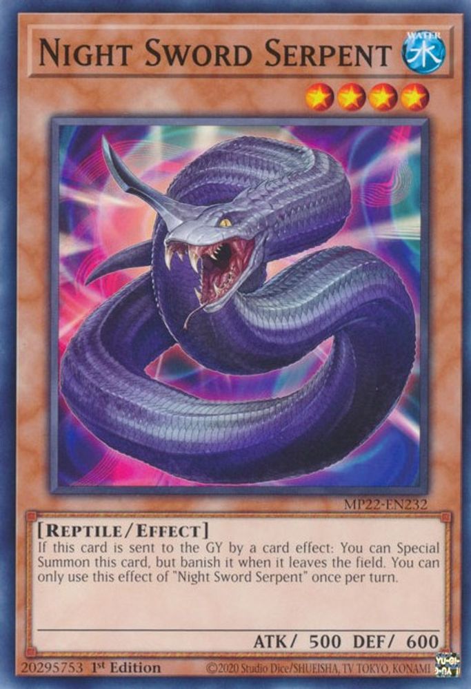 Night Sword Serpent (MP22-EN232) - Common