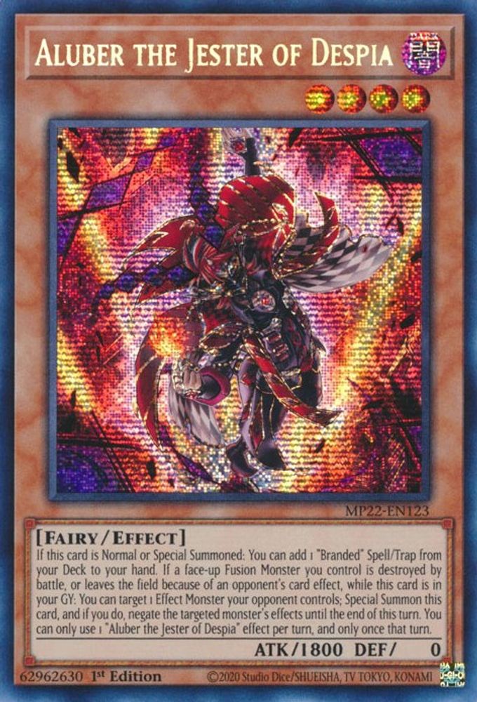 Aluber le bouffon de Despia [MP22-EN123] Prismatic Secret Rare 
